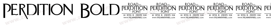 Perdition Bold字体转换